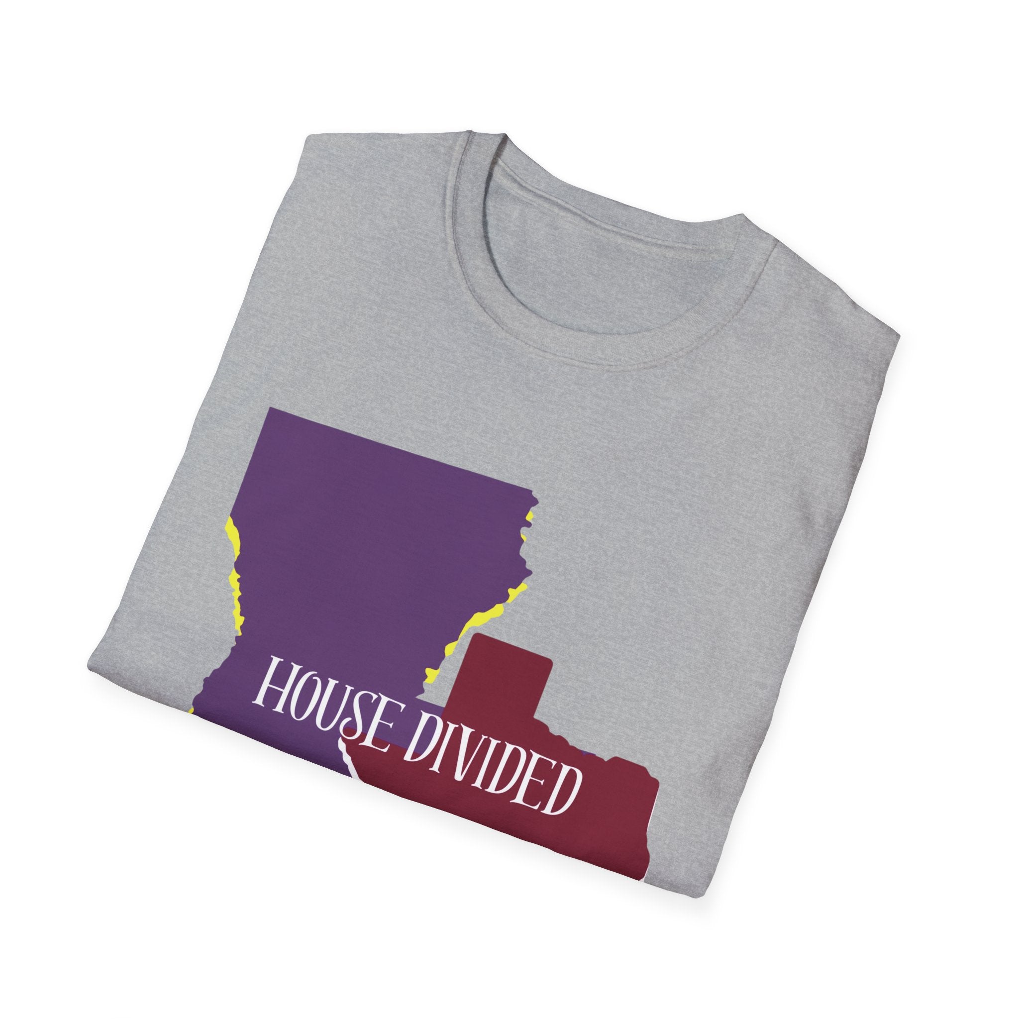 Aggies & LSU ( House Divided ) Unisex Softstyle T-Shirt