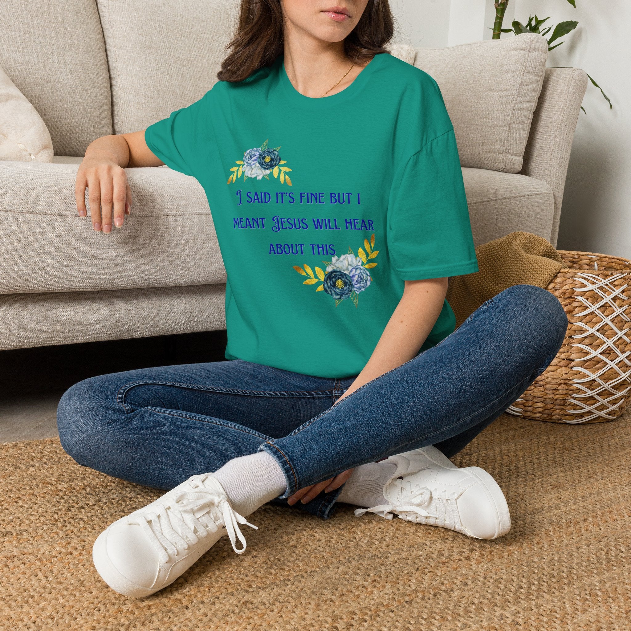 Ladies Super Soft T Shirt - Jesus will hear about this. Relaxed fit