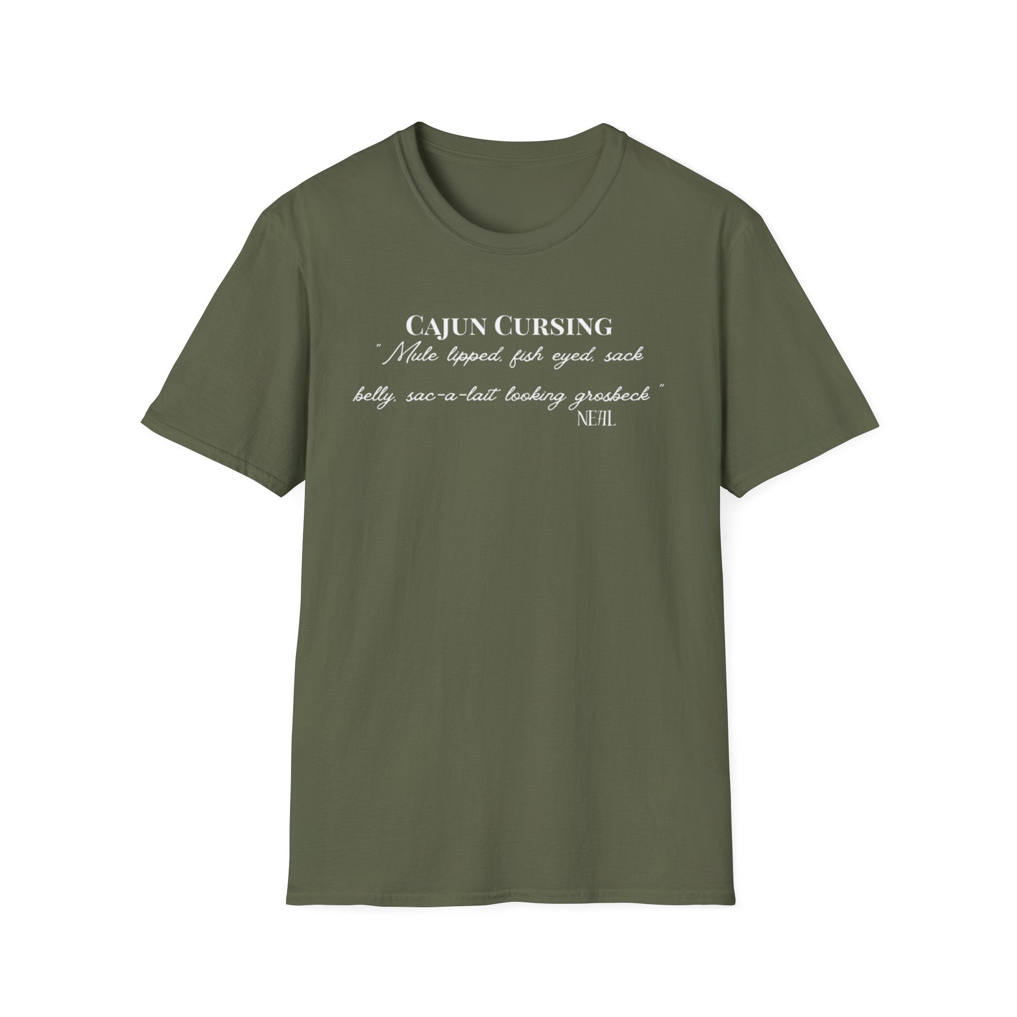 Men's Soft Tee - Relaxed Fit - Cajun Cursing