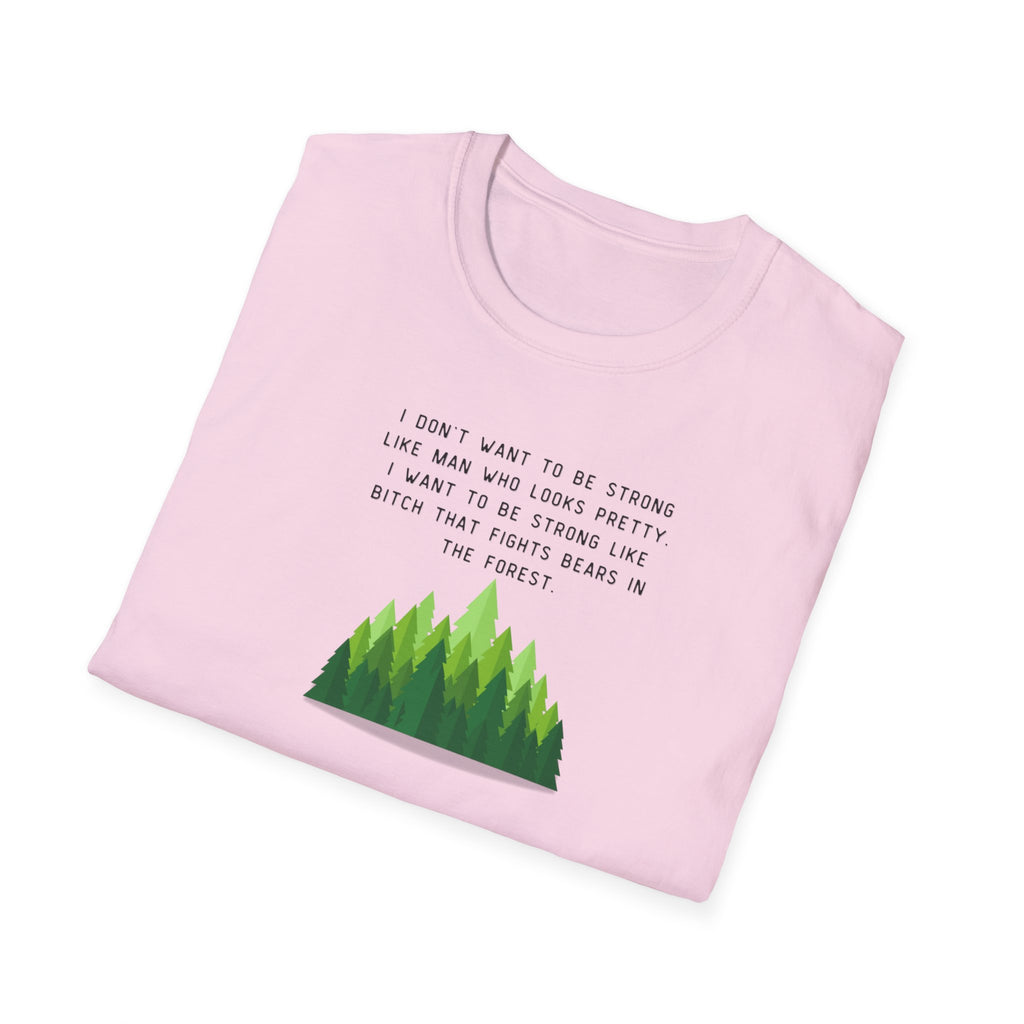 Women's Soft Relaxed Tee - Strong Women - bear