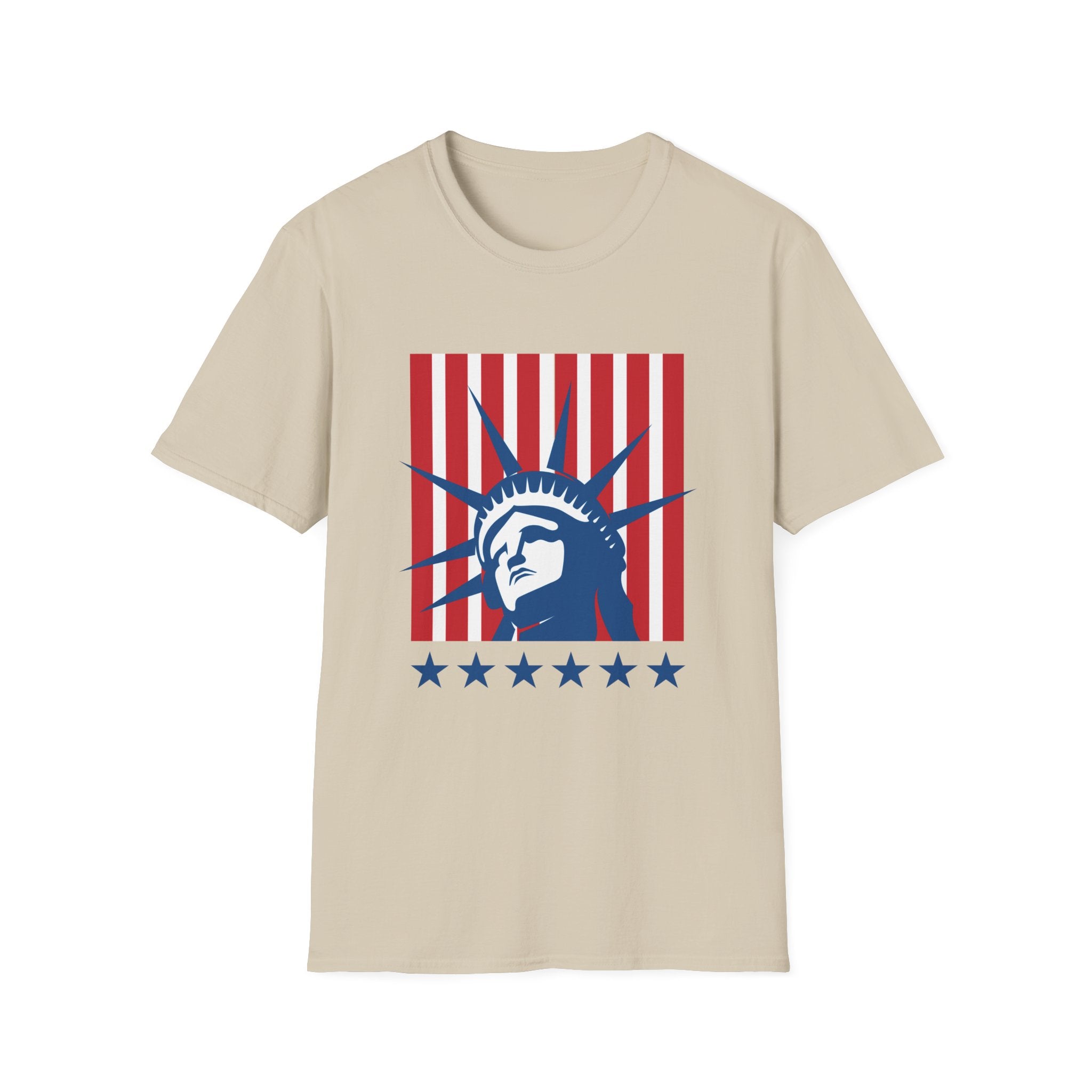 Relaxed Tee for Men & Women- Statue of Liberty