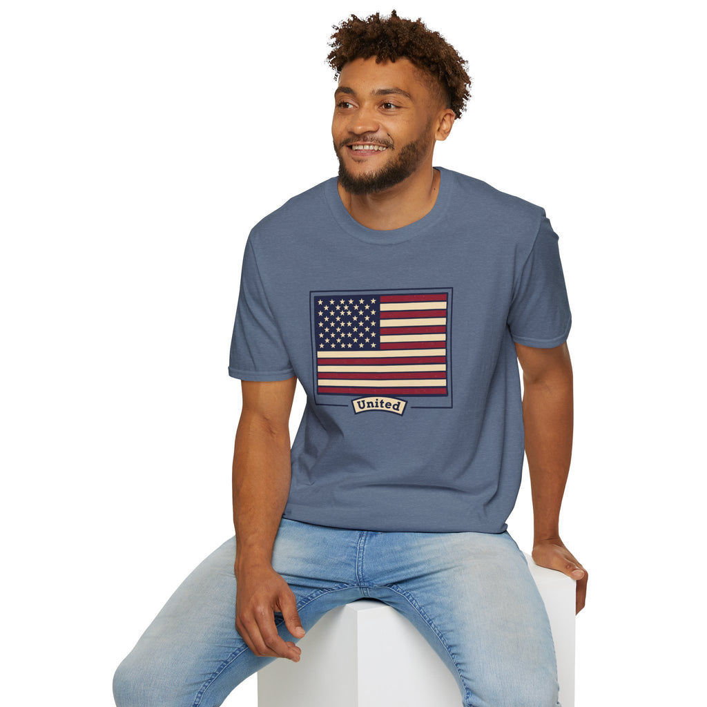 Men and Women - Regular Fit - American Flag and George Washington