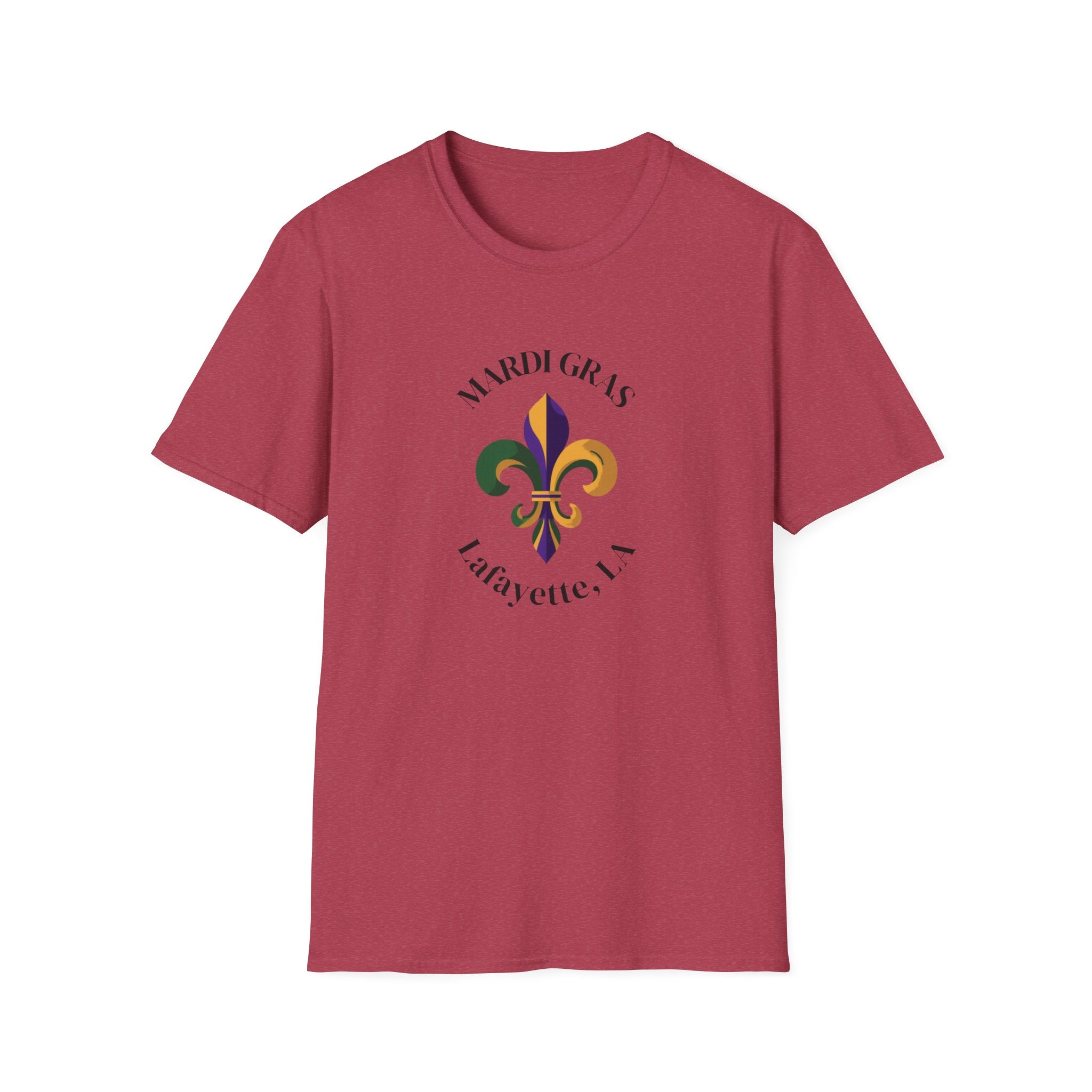 Relaxed Tee Men and Women  Mardi Gras Lafayette La