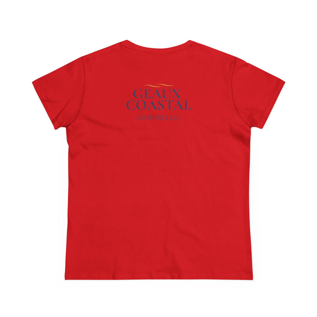Women's Midweight Cotton Tee - Soft - Menopause Good luck 100% cotton (size up)