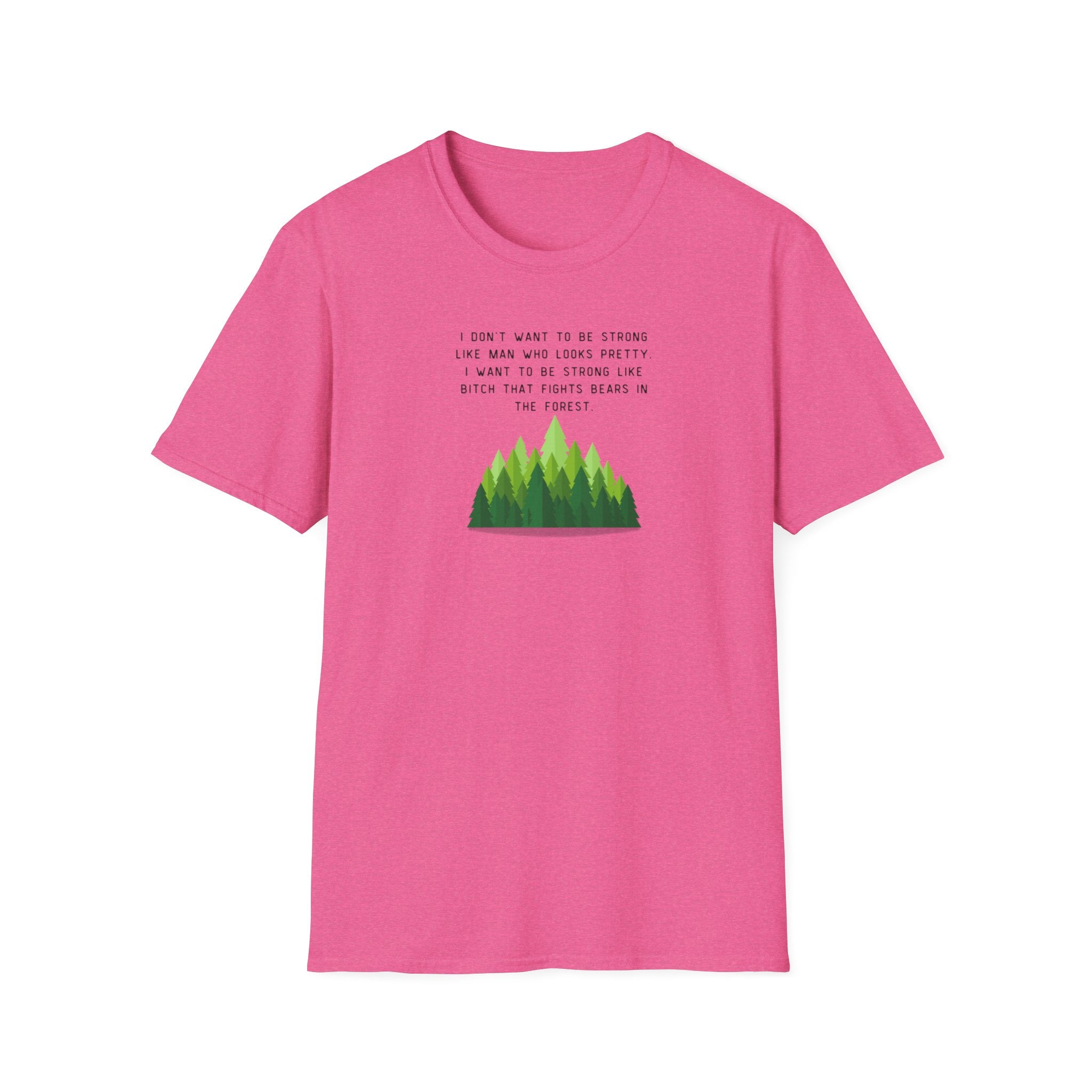 Women's Soft Relaxed Tee - Strong Women - bear