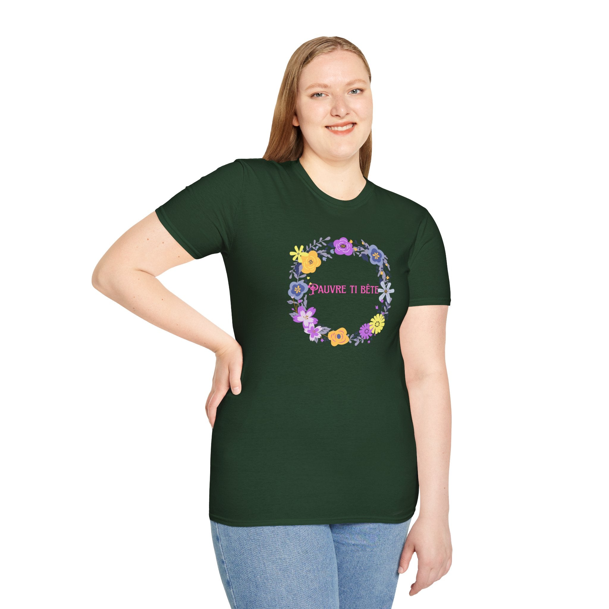 Ladies More Relaxed Soft T Shirt - Pauvre ti bête