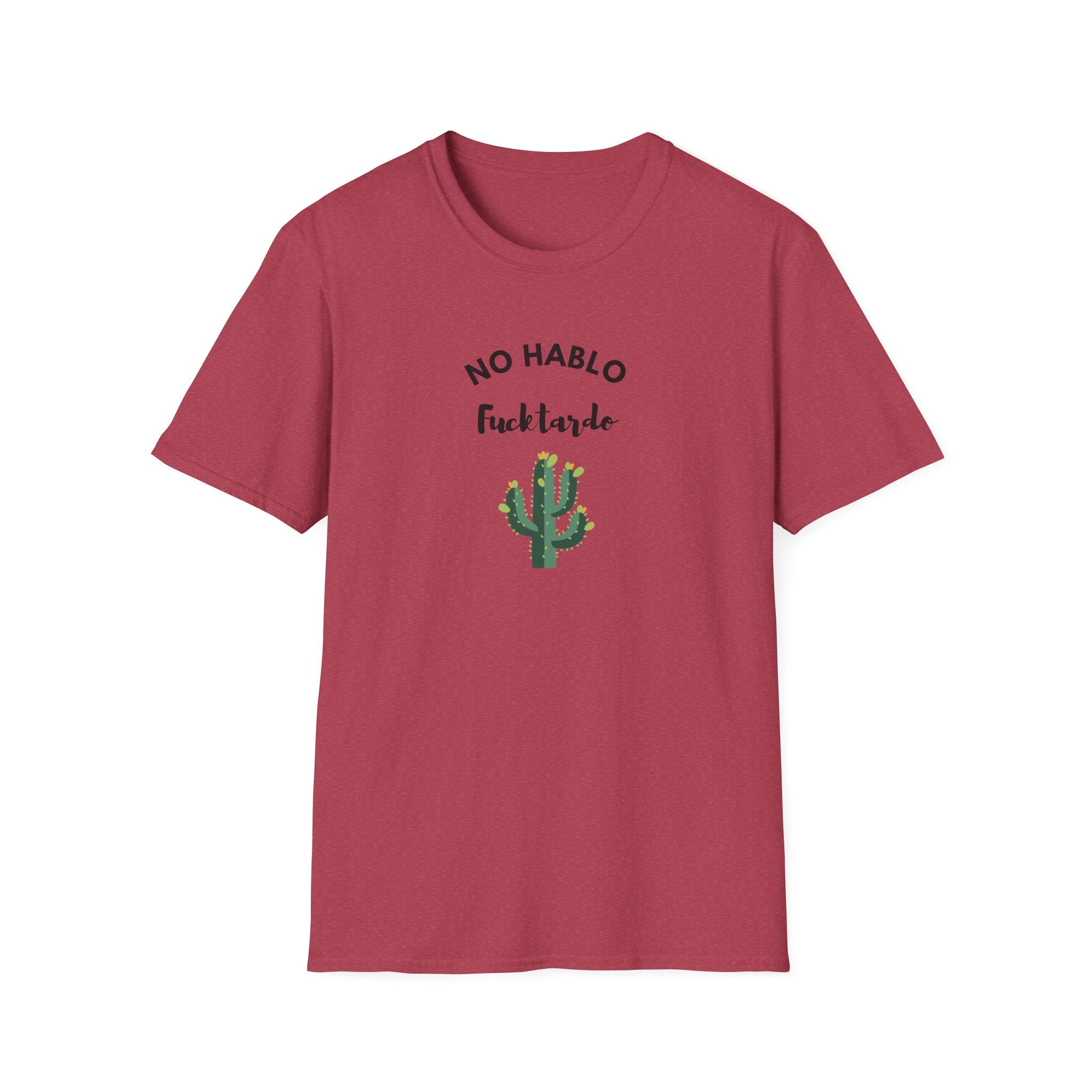 Relaxed Tee - Men & Women - No Hablo with 1 Cactus