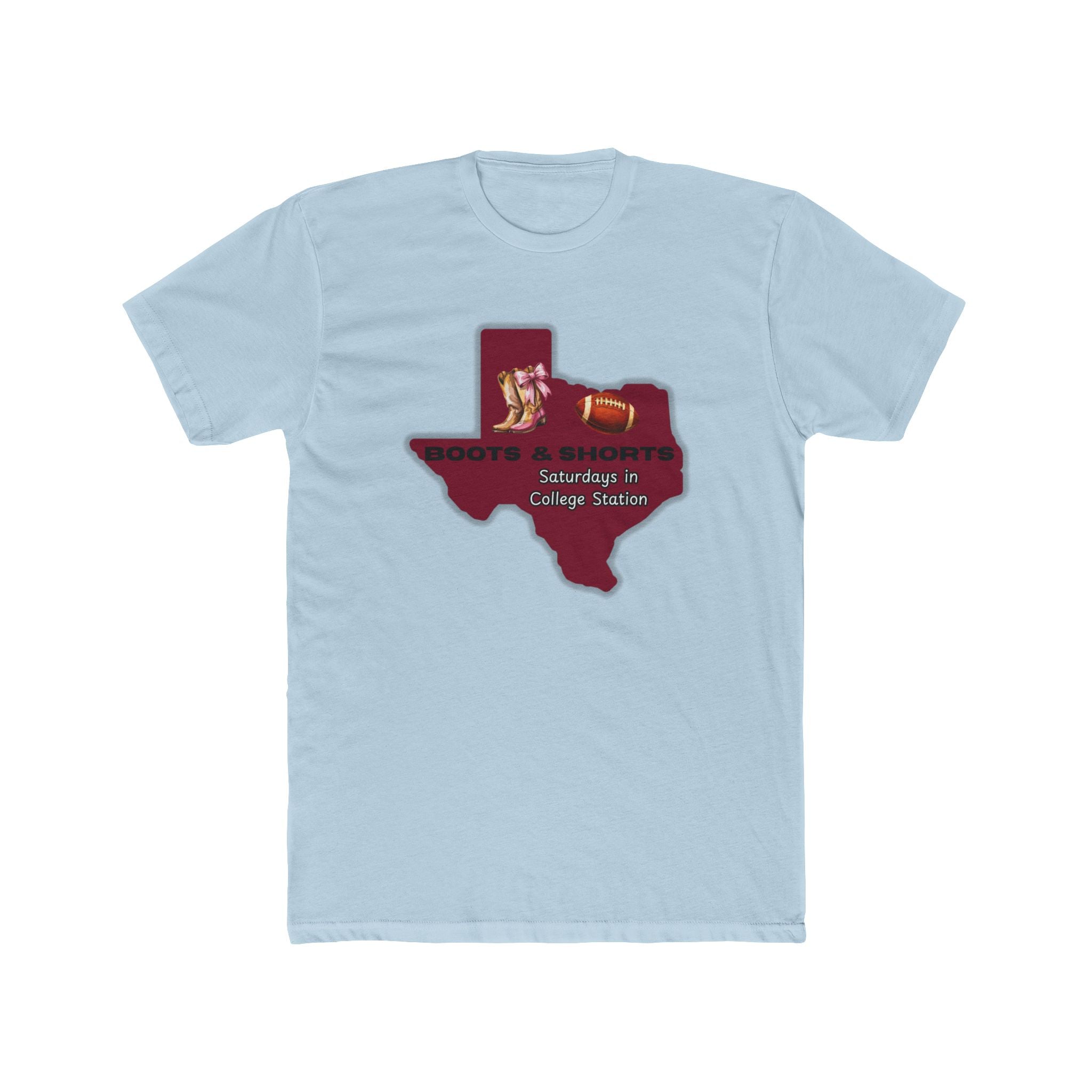 Cotton Comfort Tee - Men & Women -  "Aggies" "Football" "boots"