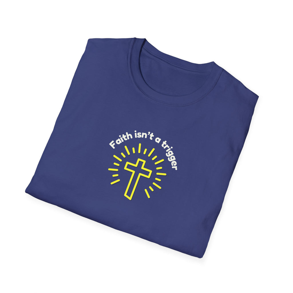 Men's Soft Relaxed tee - Faith isn't a trigger