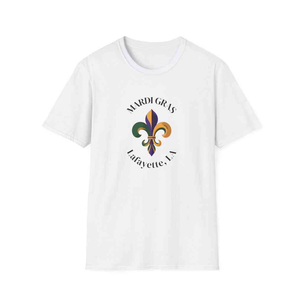 Relaxed Tee Men and Women  Mardi Gras Lafayette La