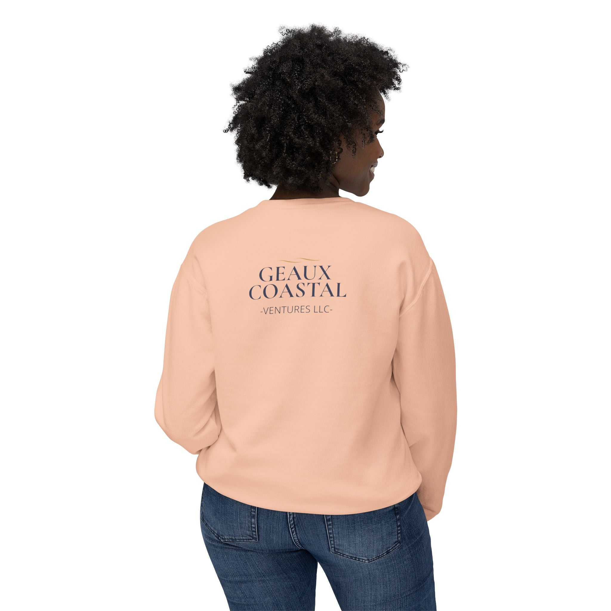 Woman's Lightweight Crewneck Sweatshirt - Soft and Relaxed - Adjust your crown